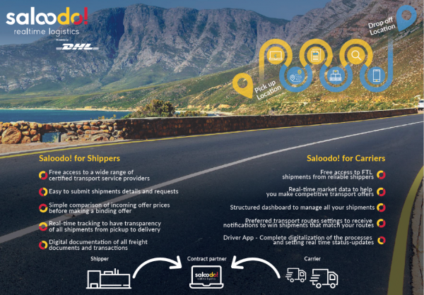 Le fret routier de l'Afrique subsaharienne devient digital avec la société Saloodo! de DHL