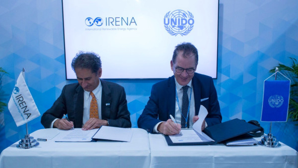 International Renewable Energy Agency (IRENA) and United Nations Industrial Development Organization (UNIDO)  Support Global Energy Transition Through Green Hydrogen