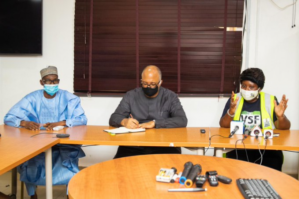Coronavirus - Nigeria Centre for Disease Control (NCDC) received State-Of-The-Art Video Teleconferencing Facility from Victims Support Fund