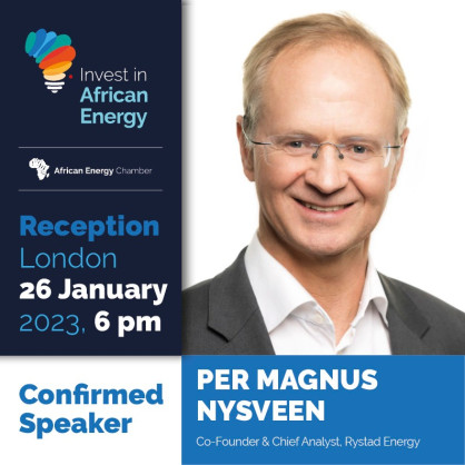 Rystad Energy’s Per Magnus Nysveen to Speak at Invest in African Energy Reception in London