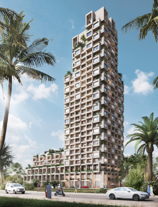 Auf Sansibar entsteht der weltweit höchste Wohnturm aus Holz