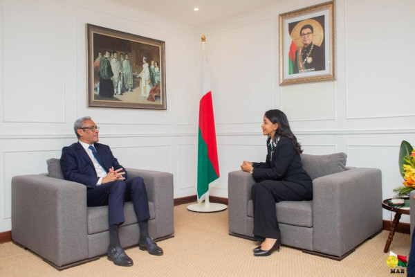 Madagascar : Rencontre entre la Ministre des Affaires étrangères et le Président du Groupement des Entreprises de Madagascar (GEM)