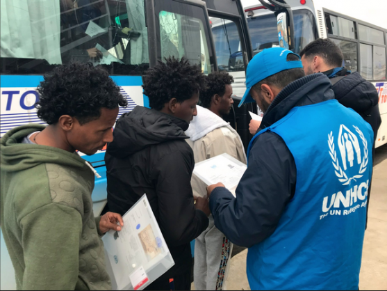 159 Eritrean asylum-seekers get access to safety after months in detention in Libya