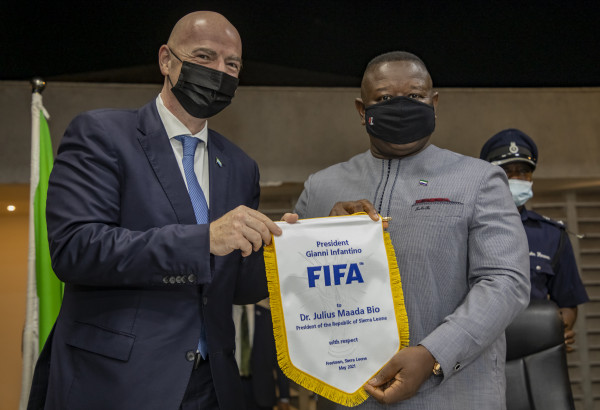 Confederation of African Football (CAF) and FIFA visit to Sierra Leone