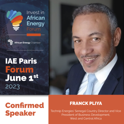 Franck Pliya Confirmed as Speaker at Invest in African Energy Forum in Paris