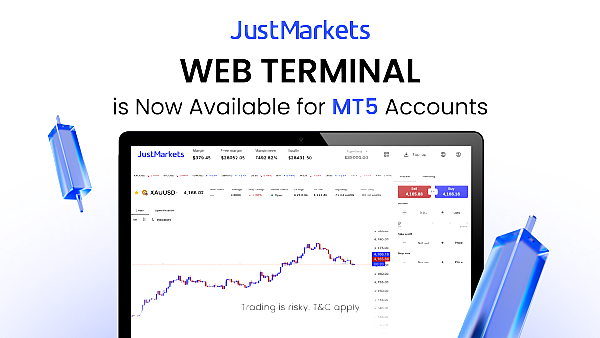 JustMarkets Launches Browser-Based Web Terminal for MT5 Trading