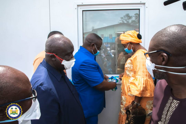 Coronavirus: Sierra Leone’s President Julius Maada Bio commissions Covid-19 Care and Treatment Facilities, recognises Partner Interventions in Healthcare Systems