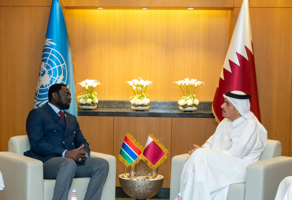 Qatar: Deputy Prime Minister and Minister of Foreign Affairs Meets Minister of Foreign Affairs, International Cooperation and Gambians Abroad