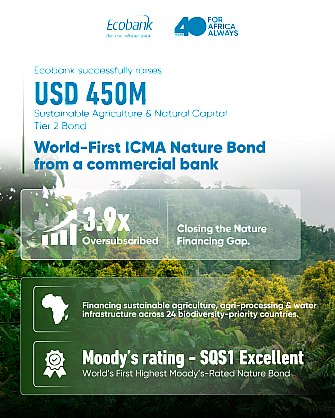 Ecobank Group Launches World First Nature Bond Mobilising Global Capital to Protect Africa’s Natural Ecosystems