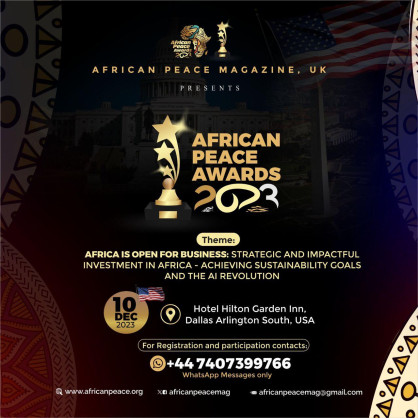 Press Statement: 2023 African Peace Award Winners