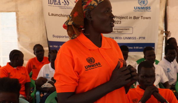 Internally displaced women and youth receive training on income generating projects