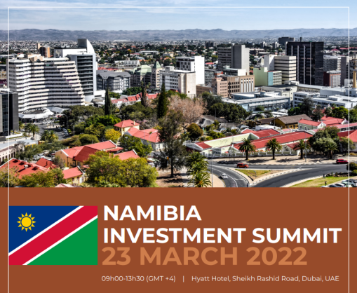 Invest Africa will be hosting the Namibia Investment Summit, under the patronage of His Excellency Hage Geingob, President of the Republic of Namibia, in Dubai on 23rd March 2022