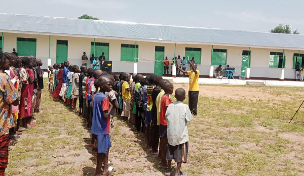Children in Ngolembo receive a boost to their education, thanks to United Nations Mission in South Sudan (UNMISS)