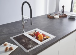 (3) Kitchen Design from a Single Source GROHE Sets Holistic Design Accents with Its New Kitchen Sink