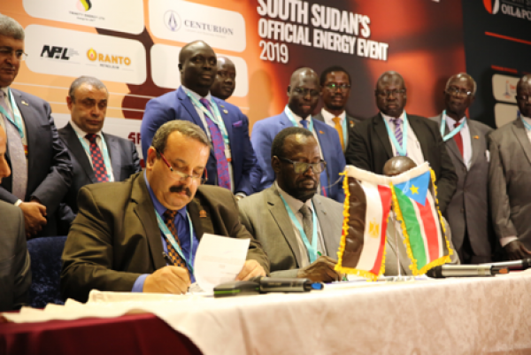 South Sudan and Egypt sign Landmark Cooperation Agreement at South Sudan Oil & Power 2019
