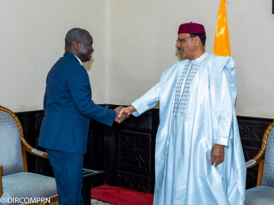 Niger : Audience avec le Président de la Commission de l’Union Economique et Monétaire Ouest Africaine (UEMOA), M. Abdoulaye Diop