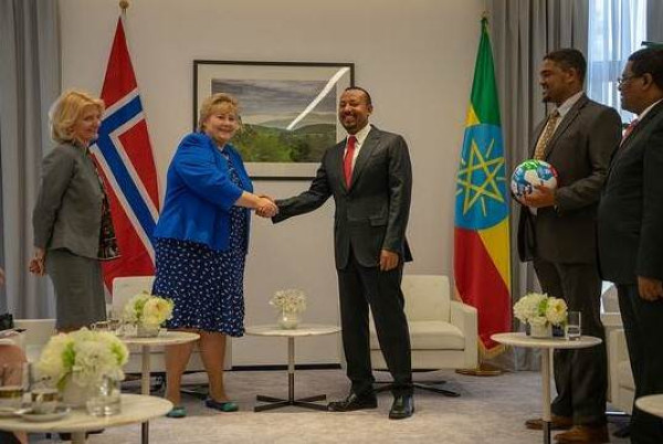 Norway's Prime Minister, H. E. Erna Solberg, at the African Union (AU) Summit in Addis Ababa 9-10 February 2019