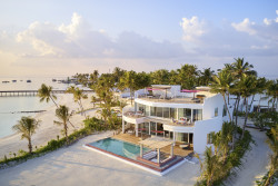 Jumeirah Maldives - Three Bedroom Beach Retreat - Sunset Exterior.jpg