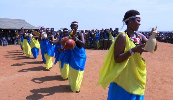Cultural festival brings displaced families and UN staff together to celebrate peace in protection site