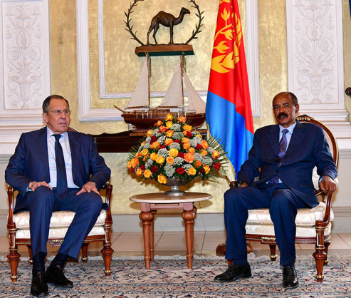 Eritrea: President Isaias met and hold talks with Foreign Minister Sergey Lavrov