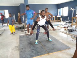SASC The Ghana Rugby Eagles busy with a conditioning session by Stuart Aimer, S&C Coach of London Sc