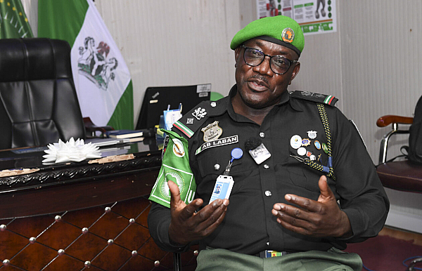 African Union Support and Stabilization Mission in Somalia (AUSSOM) Nigerian Police Commander Renews Pledge to Support Peace and Security in Somalia