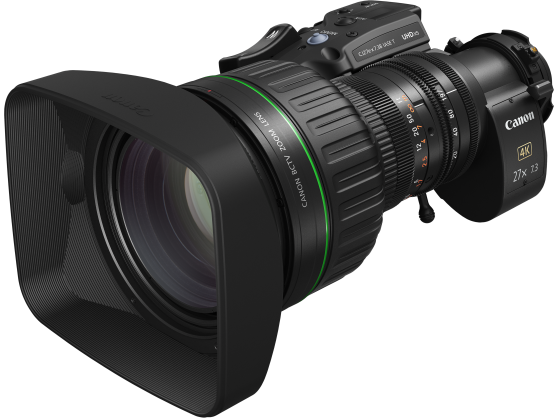 Canon Introduces Next Generation Portable Zoom Lens for 4k Broadcast Cameras Featuring Newly Developed Digital Drive Unit
