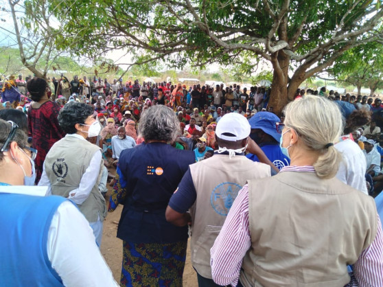 Meeting the urgent needs of vulnerable women and girls and those displaced by violence in Cabo Delgado – joint UN mission