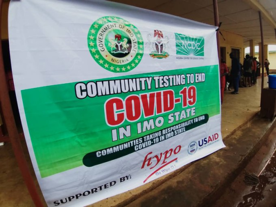 Coronavirus - Nigeria Centre for Disease Control (NCDC) Team supports Imo State Government in the ongoing Community Testing for COVID-19 response