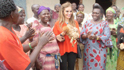 Dr. Rasha Kelej, CEO of Merck Foundation with the heroines of Merck More Than a Mother.jpg