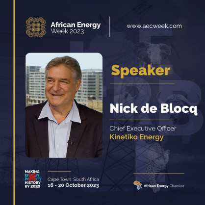 South Africa’s Gas Potential: Kinetiko Energy Chief Executive Officer (CEO), Nick de Blocq to Speak at African Energy Week (AEW) 2023