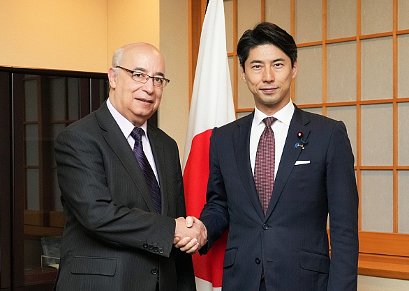 Courtesy Call on State Minister for Foreign Affairs NAKASONE by Mr ...
