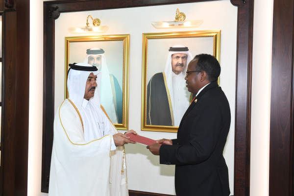 Qatar: Secretary General of Ministry of Foreign Affairs Receives Copy of Credentials of 4 New Ambassadors