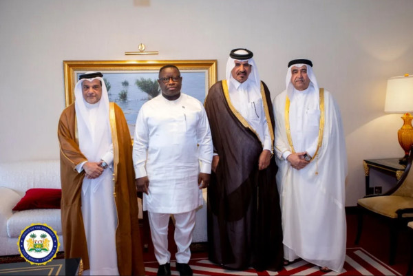 Sierra Leone’s President Julius Maada Bio Engages Qatari Investors to Attract More Foreign Direct Investments