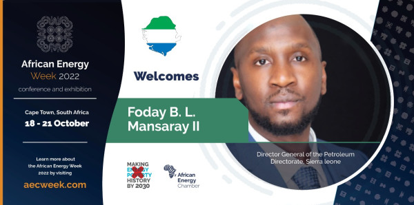 Petroleum Directorate of Sierra Leone to Drive Upstream Oil and Gas Investment at African Energy Week 2022