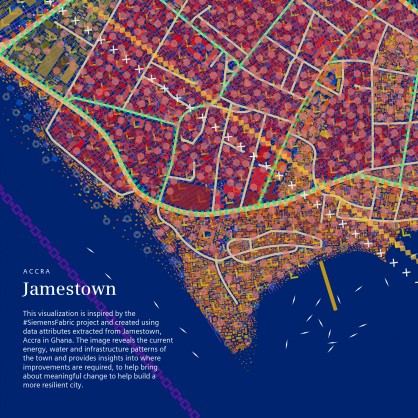 Siemens launches FABRIC – Turning urban data into a dynamic visualization of Jamestown