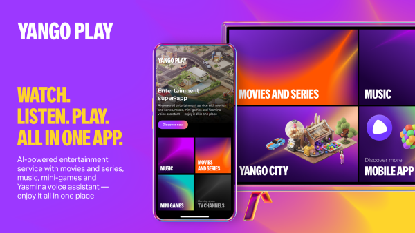Yango Unveils Yango Play in Middle East and North Africa (MENA): An Artificial Intelligence (AI)-Powered Entertainment Super App with Movies, Series, Music, and Mini-Games