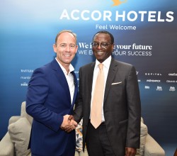 Mark Willis, CEO, AccorHotels Middle East and Africa and Kwame Nyantekyi-Owusu, Chairman of Inter-Af