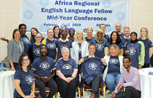 U.S. Embassy Hosts Africa English Language Fellows Midyear Conference & 50th Anniversary Celebration