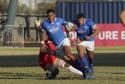 Namibia fullback Chrysander Botha on the attack against Tunisia.jpg