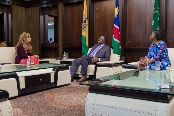 Merck Foundation meet the President of Namibia to underscore their long-term partnership with the First Lady of Namibia to break infertility stigma