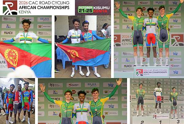 Eritrea clinches medal at Africa Cycling Championship