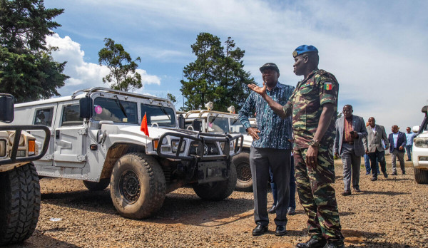 United Nations Organization Stabilization Mission in the Democratic Republic of the Congo's (MONUSCO) Chinese contingent donates assets valued at $US 7 million to the Democratic Republic of the Congo