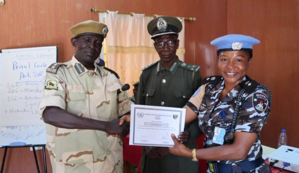 Wau wildlife officers receive first-ever human rights training from UN Police (By Dawit Kahsay Tedla)