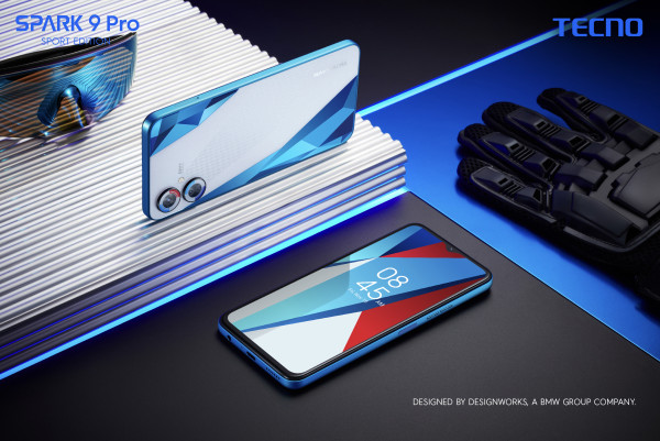 Diseñado por BMW Designworks, el TECNO Spark 9 Pro Sport Edition reinventa la pasión, la velocidad y el estilo en un teléfono inteligente.