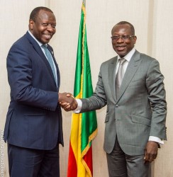 George Otieno ATI CEO (L) and H E  Patrice Talon President of Benin (R).jpg