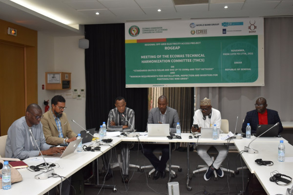 Regional Off Grid Electricity Access Project (ROGEAP) Project Implementation: Members of the ECOWAS Technical Harmonisation Committee on Norms and Standards of Electrotechnical Products (THC5) meet in Dakar, Senegal
