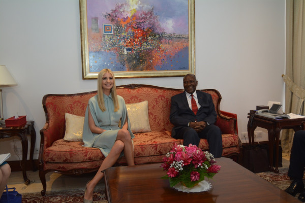Readout of Senior Advisor to the President Ivanka Trump’s Meeting with Vice President of the Republic of Côte d’Ivoire Daniel Kablan Duncan