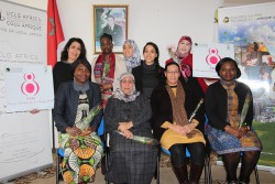 Staff Féminin ce 8 mars 2018 au Siège de CGLU Afrique ( Rabat, Maroc).JPG